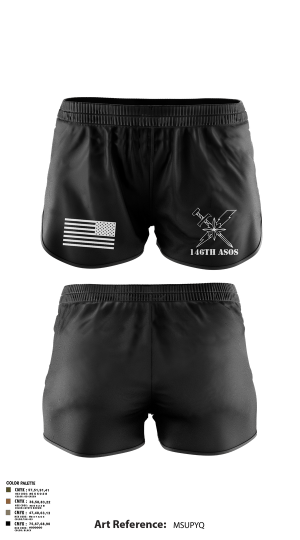Ranger Panties, 146th ASOS, Air Force, Teamtime, Team time, sublimation, custom sports apparel, team uniforms, spirit wear, spiritwear, sports uniforms, custom shirts, team store, custom team store, fundraiser sports, apparel fundraiser