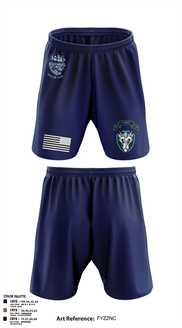 Athletic Shorts With Pockets, HQ, 95th CM CO, Army, Teamtime, Team time, sublimation, custom sports apparel, team uniforms, spirit wear, spiritwear, sports uniforms, custom shirts, team store, custom team store, fundraiser sports, apparel fundraiser