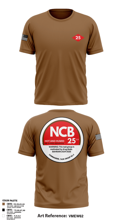 NMCB 25 CTG 56.2 1038255 Old School Cotton Feel Shirt - 108