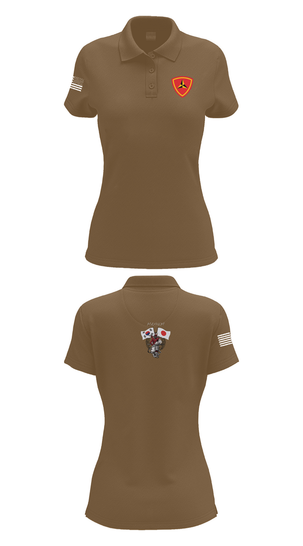 Womens Short Sleeve Performance Polo, 3/11 Mayhem, , Teamtime, Team time, sublimation, custom sports apparel, team uniforms, spirit wear, spiritwear, sports uniforms, custom shirts, team store, custom team store, fundraiser sports, apparel fundraiser