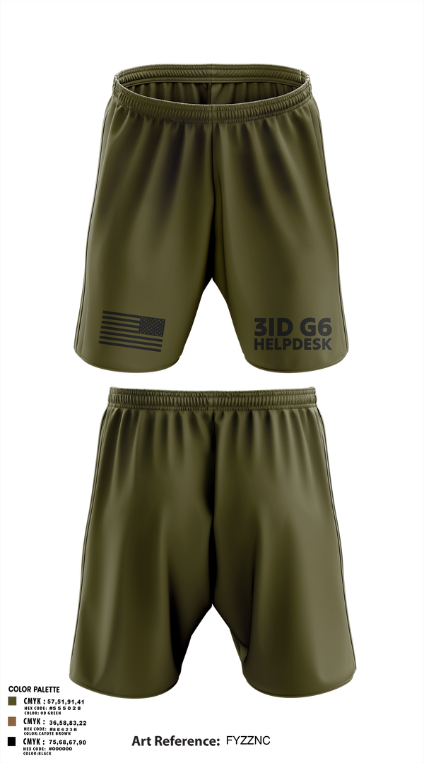 Athletic Shorts With Pockets, 3ID G6 Helpdesk, , Teamtime, Team time, sublimation, custom sports apparel, team uniforms, spirit wear, spiritwear, sports uniforms, custom shirts, team store, custom team store, fundraiser sports, apparel fundraiser