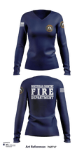 Station 12 TRT 63854404 Women's Long Sleeve V-neck Shirt - 114