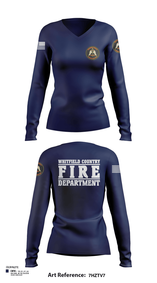 Womens Long Sleeve Vneck Shirt, Station 12 TRT, , Teamtime, Team time, sublimation, custom sports apparel, team uniforms, spirit wear, spiritwear, sports uniforms, custom shirts, team store, custom team store, fundraiser sports, apparel fundraiser