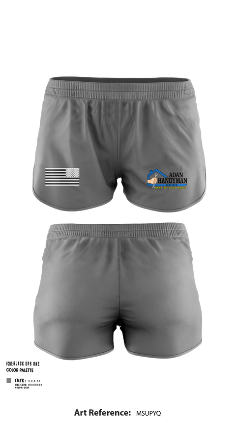 Ranger Panties, Adan Handyman Services, , Teamtime, Team time, sublimation, custom sports apparel, team uniforms, spirit wear, spiritwear, sports uniforms, custom shirts, team store, custom team store, fundraiser sports, apparel fundraiser
