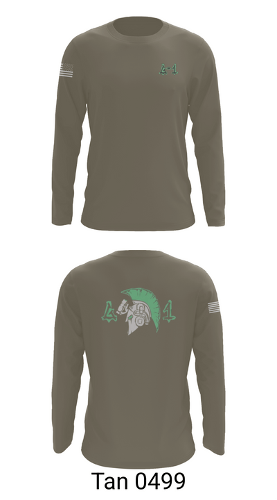 Greeks 13518002 Long Sleeve Performance Shirt 66