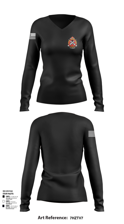 B CO, 29 BSB, 29 IBCT 41132449 Women's Long Sleeve V-neck Shirt - 102 (1)