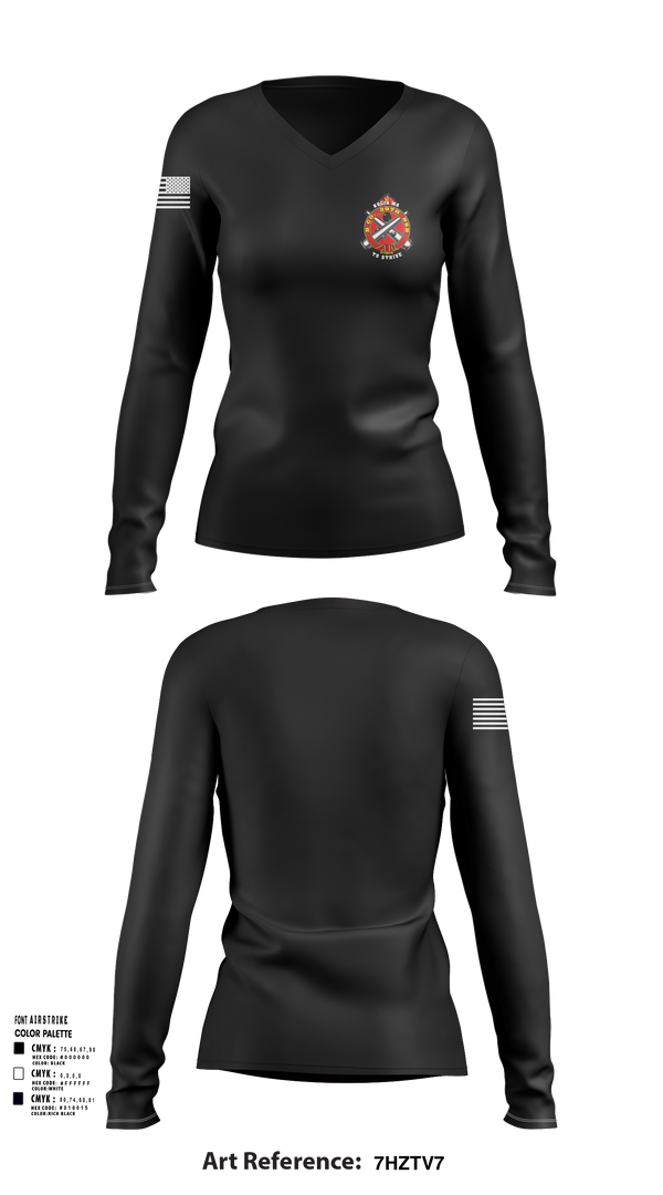 Womens Long Sleeve Vneck Shirt, B CO, 29 BSB, 29 IBCT, , Teamtime, Team time, sublimation, custom sports apparel, team uniforms, spirit wear, spiritwear, sports uniforms, custom shirts, team store, custom team store, fundraiser sports, apparel fundraiser
