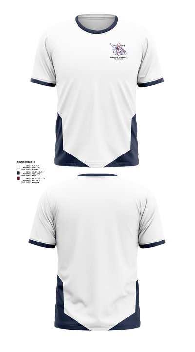 Syracuse Academy of Science Track and Field 48697505 Short Sleeve Performance Shirt - 40