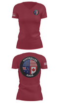 Kontrolled Kaos 4706470 Women's Short Sleeve V-neck Shirt - 8