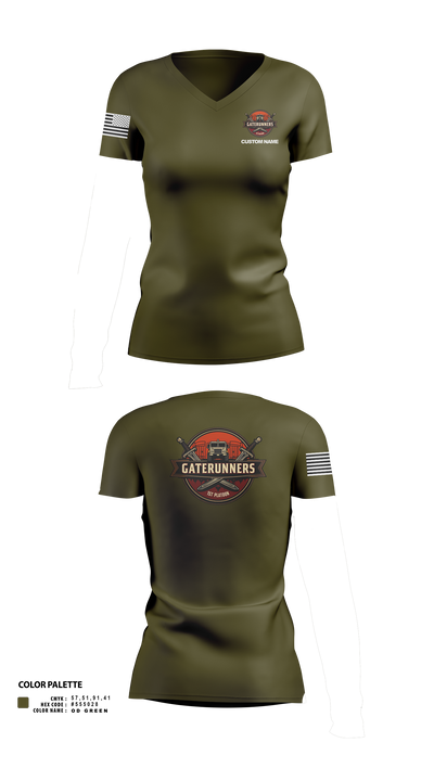 C Co 541st 2016982 Women's Short Sleeve V-neck Shirt - 40