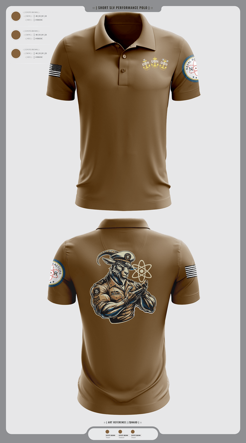 Short Sleeve Performance Polo, NAVAL REACTORS, Navy, Teamtime, Team time, sublimation, custom sports apparel, team uniforms, spirit wear, spiritwear, sports uniforms, custom shirts, team store, custom team store, fundraiser sports, apparel fundraiser