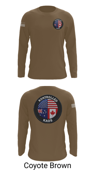 Long Sleeve Performance Shirt, Kontrolled Kaos, E-Sports, Teamtime, Team time, sublimation, custom sports apparel, team uniforms, spirit wear, spiritwear, sports uniforms, custom shirts, team store, custom team store, fundraiser sports, apparel fundraiser