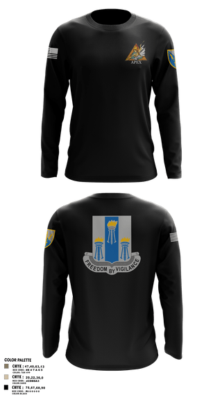 Long Sleeve Performance Shirt, Apex, 502d IEW BN, Army, Teamtime, Team time, sublimation, custom sports apparel, team uniforms, spirit wear, spiritwear, sports uniforms, custom shirts, team store, custom team store, fundraiser sports, apparel fundraiser
