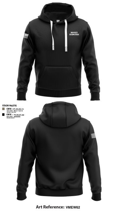 MONEY BADGERS 16296206 Hoodie - 3