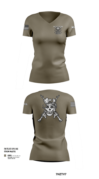 Womens Short Sleeve Vneck Shirt, 40th Military Police, , Teamtime, Team time, sublimation, custom sports apparel, team uniforms, spirit wear, spiritwear, sports uniforms, custom shirts, team store, custom team store, fundraiser sports, apparel fundraiser