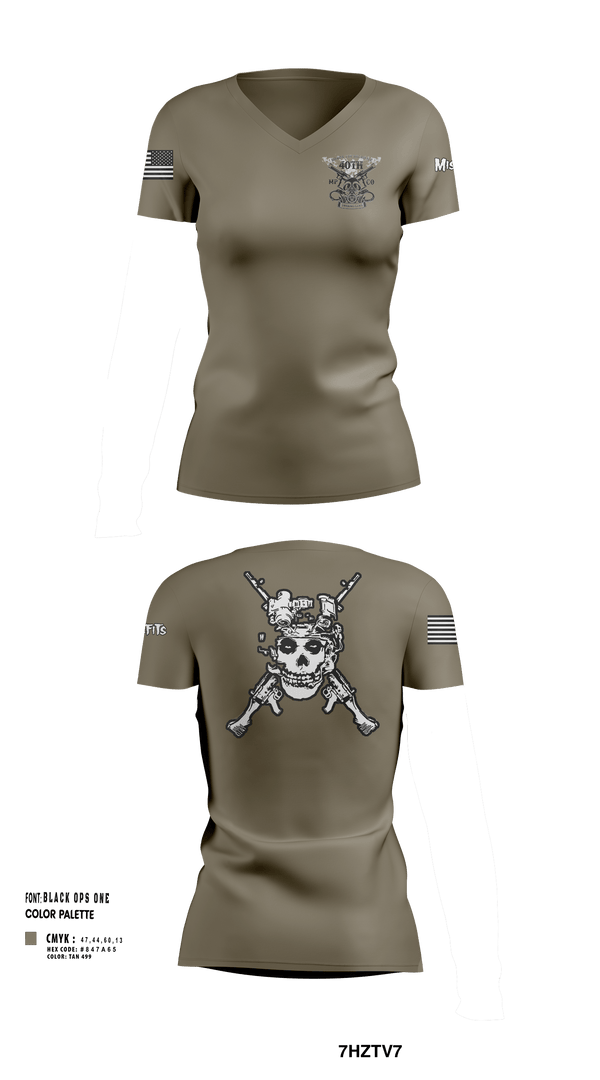 Womens Short Sleeve Vneck Shirt, 40th Military Police, , Teamtime, Team time, sublimation, custom sports apparel, team uniforms, spirit wear, spiritwear, sports uniforms, custom shirts, team store, custom team store, fundraiser sports, apparel fundraiser