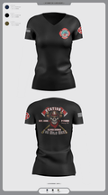 PVFR 34232026 Women's Short Sleeve V-neck Shirt - 5