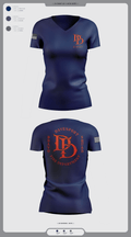 B Shift 39369935 Women's Short Sleeve V-neck Shirt - 12