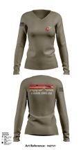 1528th FSC (SO) (A) 11146536 Women's Long Sleeve V-neck Shirt - 102