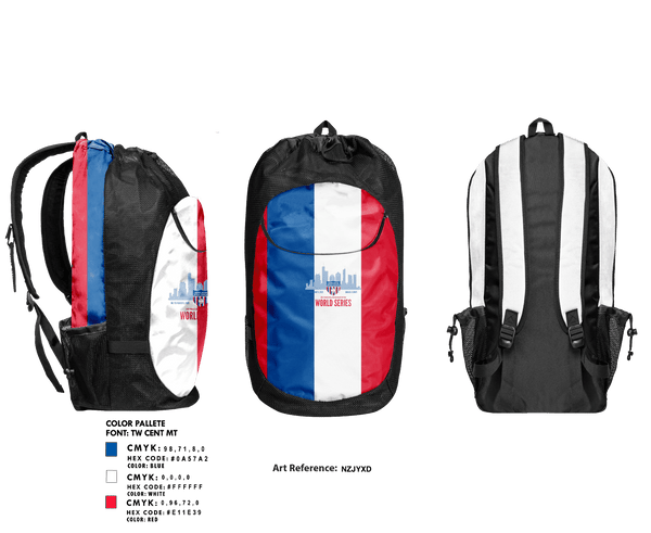 Gear Bag, Chicago Suburban Baseball League, Baseball, Teamtime, Team time, sublimation, custom sports apparel, team uniforms, spirit wear, spiritwear, sports uniforms, custom shirts, team store, custom team store, fundraiser sports, apparel fundraiser