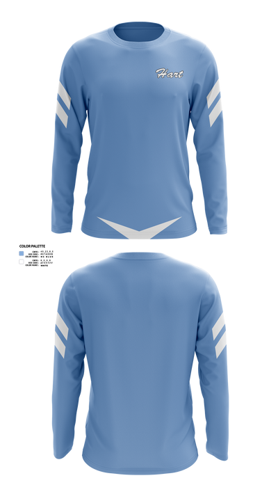 William S Hart Baseball and Softball 95484617 Long Sleeve Performance Shirt 3