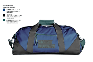 Duffle Bag, LIBERTY BLUEJAYS, Golf, Teamtime, Team time, sublimation, custom sports apparel, team uniforms, spirit wear, spiritwear, sports uniforms, custom shirts, team store, custom team store, fundraiser sports, apparel fundraiser