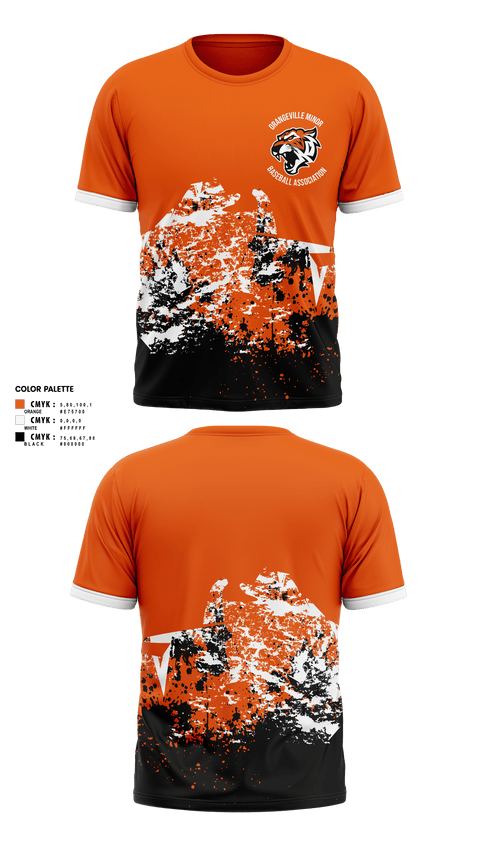 Short Sleeve Performance Shirt, Orangeville Minor Baseball Association, Baseball, Teamtime, Team time, sublimation, custom sports apparel, team uniforms, spirit wear, spiritwear, sports uniforms, custom shirts, team store, custom team store, fundraiser sports, apparel fundraiser