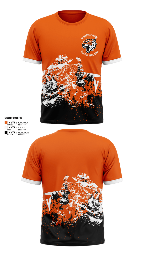Short Sleeve Performance Shirt, Orangeville Minor Baseball Association, Baseball, Teamtime, Team time, sublimation, custom sports apparel, team uniforms, spirit wear, spiritwear, sports uniforms, custom shirts, team store, custom team store, fundraiser sports, apparel fundraiser