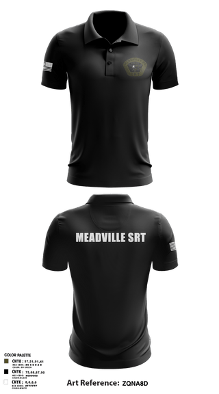 Short Sleeve Performance Polo, Meadville SRT, Police, Teamtime, Team time, sublimation, custom sports apparel, team uniforms, spirit wear, spiritwear, sports uniforms, custom shirts, team store, custom team store, fundraiser sports, apparel fundraiser