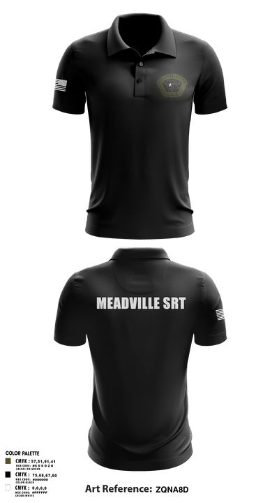 Meadville SRT 57594124 Short Sleeve Performance Polo - 3