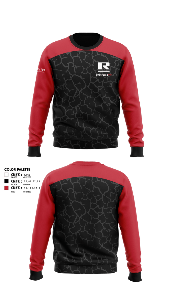 Crew Neck Sweatshirt, Ronin TC, , Teamtime, Team time, sublimation, custom sports apparel, team uniforms, spirit wear, spiritwear, sports uniforms, custom shirts, team store, custom team store, fundraiser sports, apparel fundraiser