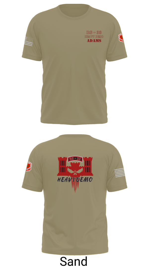 Short Sleeve Performance Shirt, CESD Bravo 35th Engineer Battalion, , Teamtime, Team time, sublimation, custom sports apparel, team uniforms, spirit wear, spiritwear, sports uniforms, custom shirts, team store, custom team store, fundraiser sports, apparel fundraiser