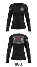 Outside Electrical 60730748 Women's Long Sleeve V-neck Shirt - 35