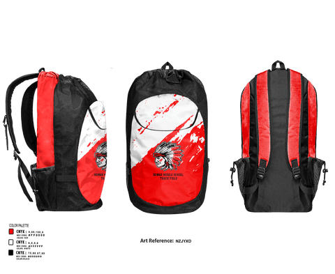 Gear Bag, Howar Middle School Track & Field, Track & Field, Teamtime, Team time, sublimation, custom sports apparel, team uniforms, spirit wear, spiritwear, sports uniforms, custom shirts, team store, custom team store, fundraiser sports, apparel fundraiser