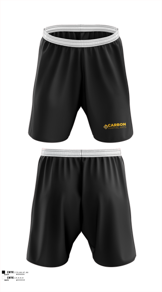 Athletic Shorts With Pockets, Carbón Martial arts, , Teamtime, Team time, sublimation, custom sports apparel, team uniforms, spirit wear, spiritwear, sports uniforms, custom shirts, team store, custom team store, fundraiser sports, apparel fundraiser