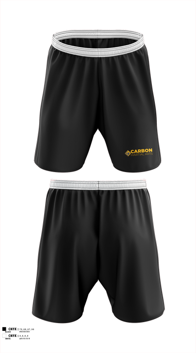 Carbón Martial arts 86685197 Athletic Shorts With Pockets - 1