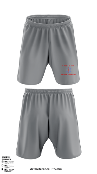 Athletic Shorts With Pockets, Double Tap Tactics, , Teamtime, Team time, sublimation, custom sports apparel, team uniforms, spirit wear, spiritwear, sports uniforms, custom shirts, team store, custom team store, fundraiser sports, apparel fundraiser