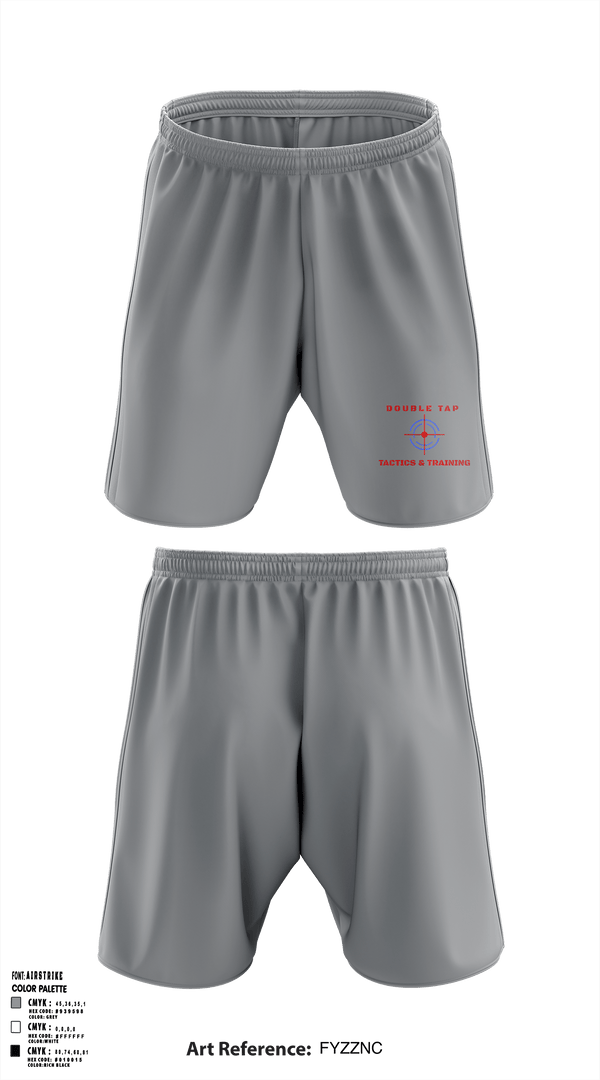Athletic Shorts With Pockets, Double Tap Tactics, , Teamtime, Team time, sublimation, custom sports apparel, team uniforms, spirit wear, spiritwear, sports uniforms, custom shirts, team store, custom team store, fundraiser sports, apparel fundraiser