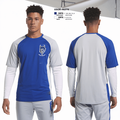 Dreher High School Baseball 55291252 Long Sleeve Performance Shirt 2