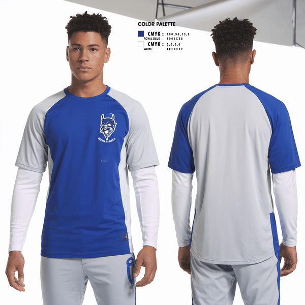 Long Sleeve Performance Shirt, Dreher High School Baseball, Baseball, Teamtime, Team time, sublimation, custom sports apparel, team uniforms, spirit wear, spiritwear, sports uniforms, custom shirts, team store, custom team store, fundraiser sports, apparel fundraiser