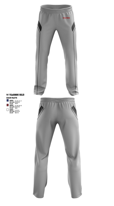 Milford Eagles Pop Warner Football and Cheer 85500081 Sweatpants - 6 (2)