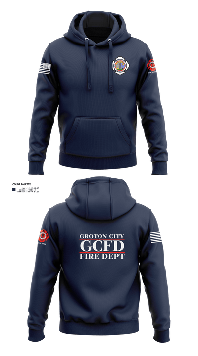 Groton City Fire Department 94427671 Hoodie - 1