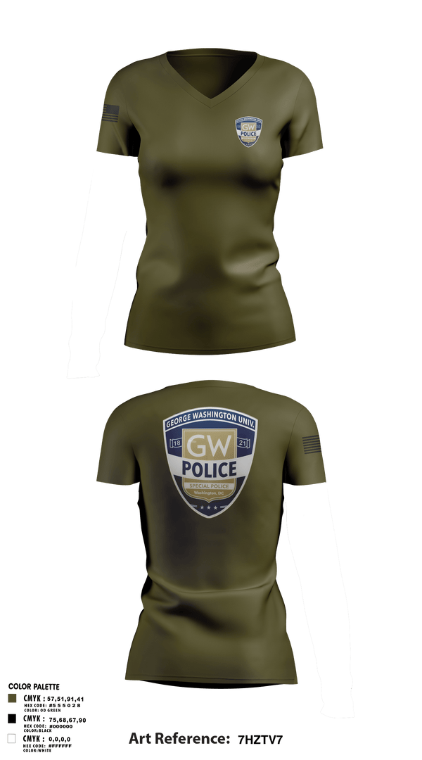 Womens Short Sleeve Vneck Shirt, GWPD, , Teamtime, Team time, sublimation, custom sports apparel, team uniforms, spirit wear, spiritwear, sports uniforms, custom shirts, team store, custom team store, fundraiser sports, apparel fundraiser