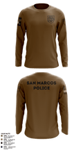 San Marcos Police Drone Unit 43960495 Long Sleeve Performance Shirt 15