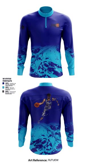 Quarter Zip Jacket, ZeN, Men's Basketball, Teamtime, Team time, sublimation, custom sports apparel, team uniforms, spirit wear, spiritwear, sports uniforms, custom shirts, team store, custom team store, fundraiser sports, apparel fundraiser