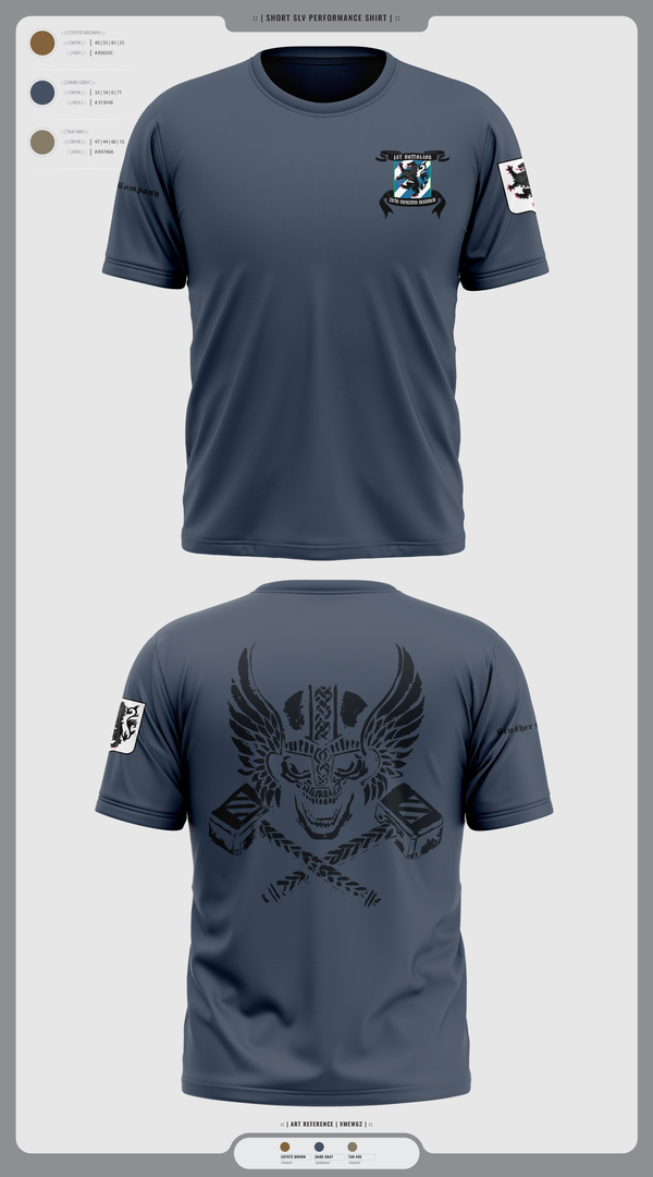 Old School Cotton Feel Shirt, 1-28 Infantry battalion, , Teamtime, Team time, sublimation, custom sports apparel, team uniforms, spirit wear, spiritwear, sports uniforms, custom shirts, team store, custom team store, fundraiser sports, apparel fundraiser