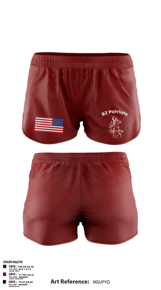 Ranger Panties, B2 Patriots sports, Army, Teamtime, Team time, sublimation, custom sports apparel, team uniforms, spirit wear, spiritwear, sports uniforms, custom shirts, team store, custom team store, fundraiser sports, apparel fundraiser