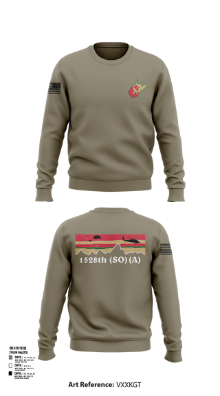 Crew Neck Sweatshirt, 1528th FSC (SO) (A), , Teamtime, Team time, sublimation, custom sports apparel, team uniforms, spirit wear, spiritwear, sports uniforms, custom shirts, team store, custom team store, fundraiser sports, apparel fundraiser