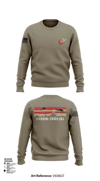1528th FSC (SO) (A) 11146536 Crew Neck Sweatshirt - 102