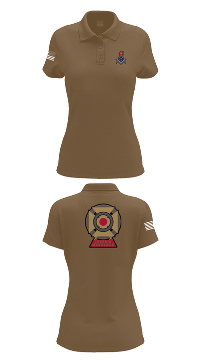 Zenobia marksmen Women's Short Sleeve Performance Polo  - 7